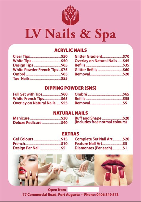 LV Nails Spa Broken Hill.